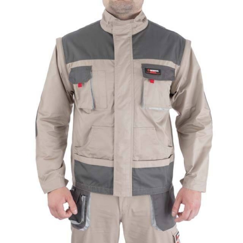 Куртка робоча 2 в 1, 100% бавовна, щільність 180 г/м², XXXL INTERTOOL SP-3036
