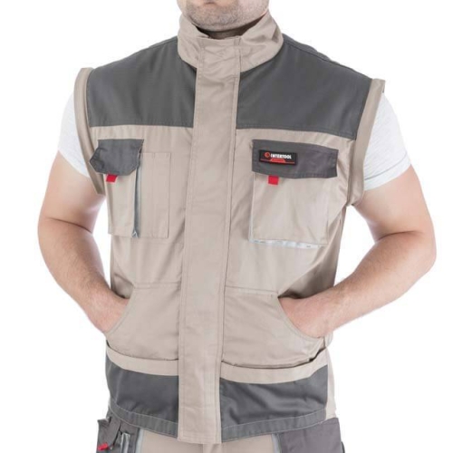 Куртка робоча 2 в 1, 100% бавовна, щільність 180 г/м², XXXL INTERTOOL SP-3036