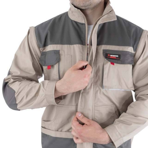 Куртка робоча 2 в 1, 100% бавовна, щільність 180 г/м², XXXL INTERTOOL SP-3036