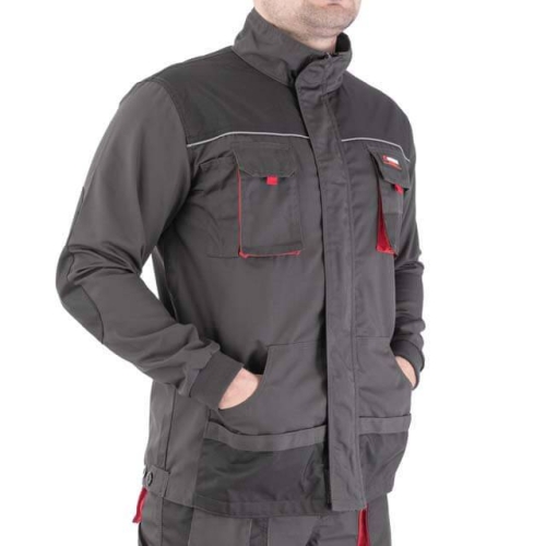 Куртка робоча 80% поліестер, 20% бавовна, щільність - 260 г/м², M INTERTOOL SP-3002