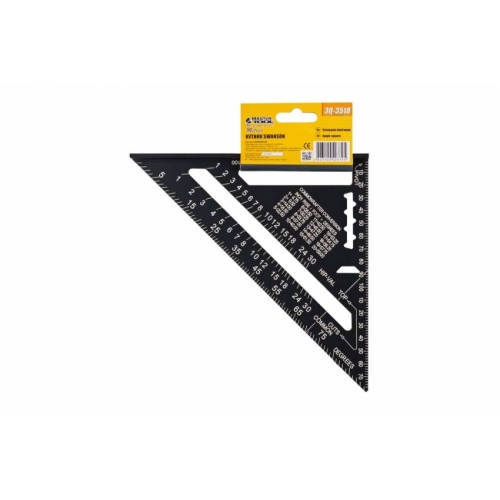Кутник тесляра MASTERTOOL SWANSON 180 мм алюмінієвий 30-3518