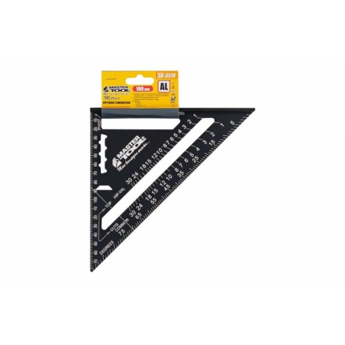 Кутник тесляра MASTERTOOL SWANSON 180 мм алюмінієвий 30-3518
