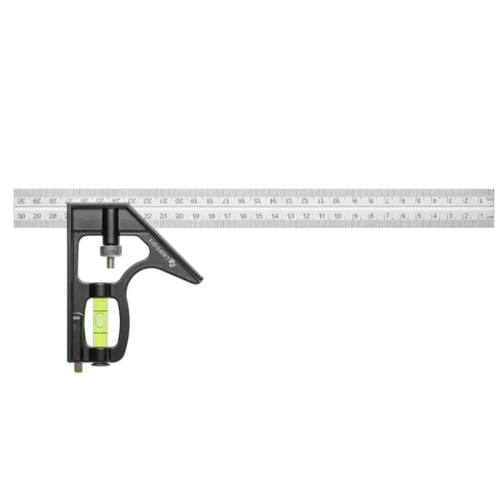Кутник з рівнем ( столярний) HOEGERT 300 HT4M217