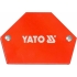 Кутники магнітні для зварюв YATO: кут: 45°, 90°, 135°, 2- 4.5 кг, 43х72х12мм, 4- 11,5кг, 82х118х14мм