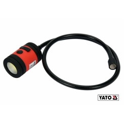 Лампа світлодіодна YATO : 3.7 В Li-Po 1.5 Агод, 3 Вт, 100 lm, гнучкий тримач з магнітом