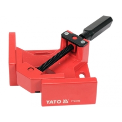 Лещата кутові 90° YATO 150х 150 мм, h= 55 мм, розвід губок- 70 мм [20]