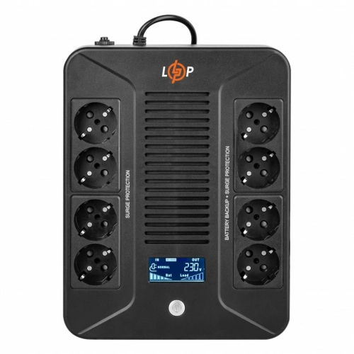Лінійно-інтерактивне ДБЖ LP-600VA-8PS (360Вт)