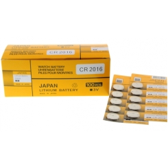 Літієва батарейка Japan Maxell СARD "таблетка" CR2016  5шт/уп