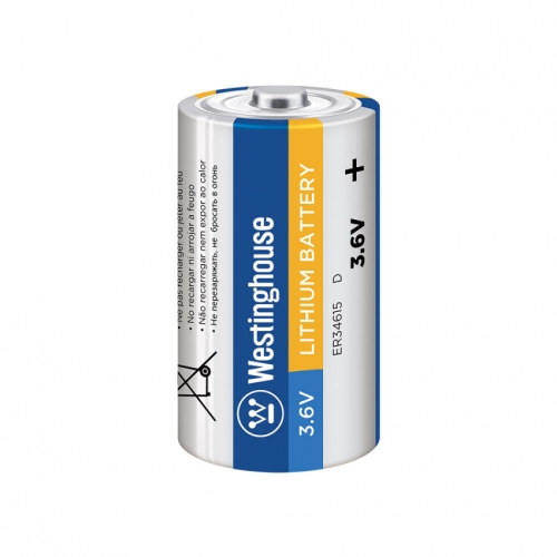 Літієва батарейка Westinghouse Li-SOCI2 ER34615, 3.6V, 19000mAh, 1 шт/уп