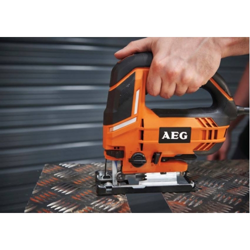 Лобзик STEP100X AEG, 700Вт,1000-3200об/мин,Ø100/10/20мм,20мм,45⁰,2,3кг,кейс
