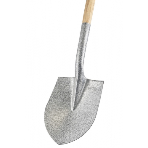 Лопата штикова MASTERTOOL з держаком і ручкою 205х280х476 мм 1200 мм молоткове фарбування 14-6268