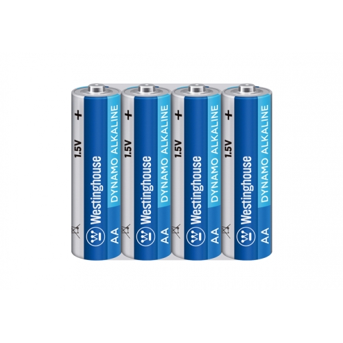Лужна батарейка Westinghouse Dynamo Alkaline AA/LR6  4шт/уп shrink