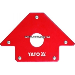 Магнітна струбцина заварка YATO 102х155х17мм, 22,5кг, Ø=18мм [6/30]