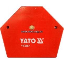 Магнітна струбцина заварки YATO 111х136х24мм, 34кг [6/18]