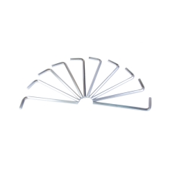 MasterTool Ключ шестигранний CrV 2,5мм L20-59мм, 10шт, Арт.: 75-0002