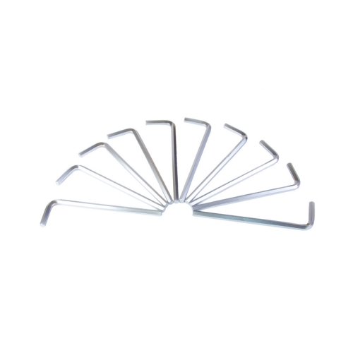 MasterTool Ключ шестигранний CrV 3,0мм L20-98мм, 10шт, Арт.: 75-0003