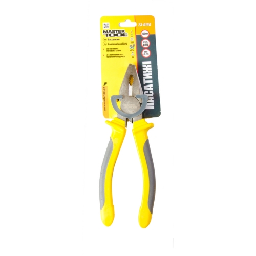 MasterTool Пасатижі 160 мм, C55, HRC 45~50, Арт.: 23-0160