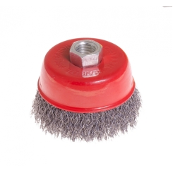 MasterTool Щітка торцева з рифленого дроту D 75 М14, Арт.: 19-7207
