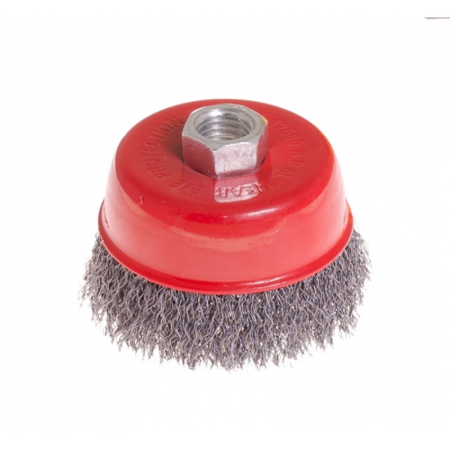 MasterTool Щітка торцева з рифленого дроту D 75 М14, Арт.: 19-7207