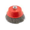 MasterTool Щітка торцева з рифленого дроту D125 М14, Арт.: 19-7212