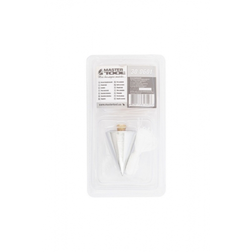 MasterTool Виска будівельна металева конусна, 100 г, Ст.: 30-0601