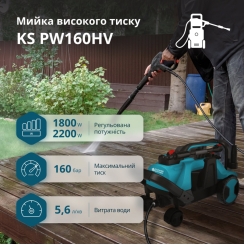 Мийка високого тиску KS PW160HV
