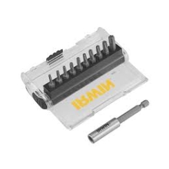 Набір 25 мм біт 10 штук: T10 / T15 (×2) / T20 (×2) / T25 (×2) / T30 / T40, магнітний тримач для біт у пластиковому кейсі