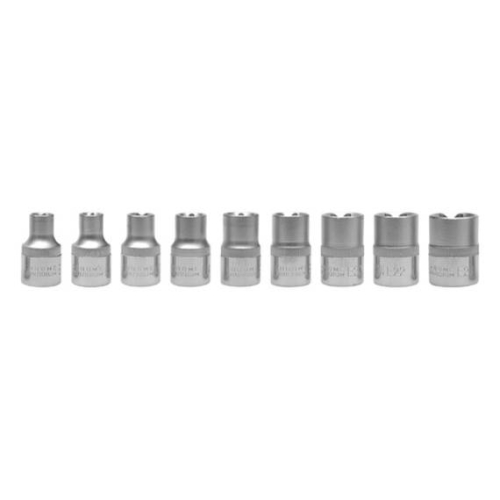 Набір торцевих головок Torx YATO Е10-Е24 з квадр. 1/2", 9 шт. [20], компл