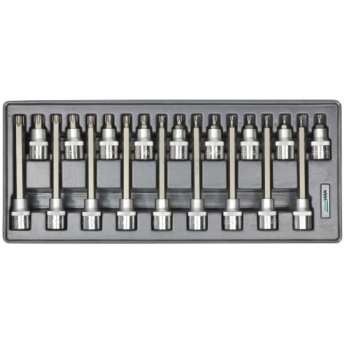 Набір головок зі вставкою Torx 1/2" Т20-Т60 18од ложемент