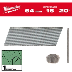 Набір цвяхів для нейлера 15G/20°/45мм (2000 шт) MILWAUKEE