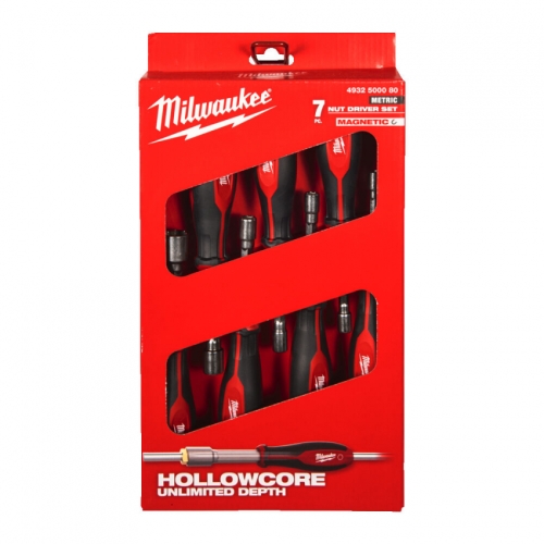 Набір викруток наскрізних магнітних HollowCore MILWAUKEE (7шт)