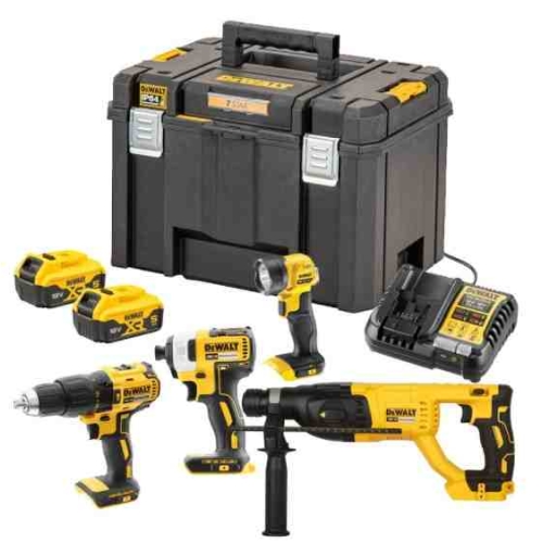 Набір з чотирьох інструментів безщіткових DeWALT DCK440P2T