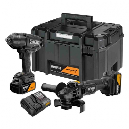 Набір з двох інструментів акумуляторних безщіткових McLaren F1 TEAM SPECIAL EDITION DeWALT DCK2225MP2T