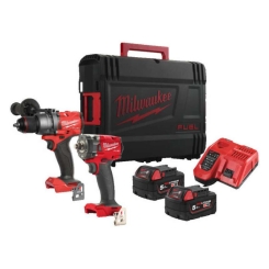Набір акумуляторних інструментів Milwaukee M18FPP2B3-502X, 4933492521