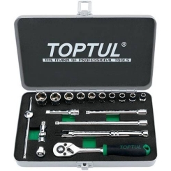 Набір інструменту 1/4" 18од. дюймового 3/16"-9/16" TOPTUL GCAD1811