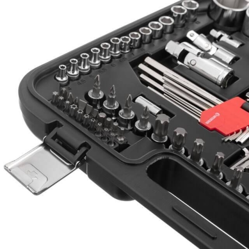 Набір інструментів 126 од., STORM, 1/2", 3/8", 1/4", Cr-V INTERTOOL ET-8126