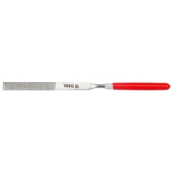 Надфіль алмазний YATO плоский, l=160/50 мм, b=4 мм [80/800]