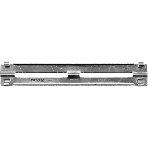 Напрямок до напилка YT-85025 YATO: Ø=4 мм, 190х30 мм, під кути 10°,25°,30°,35°, кліпс