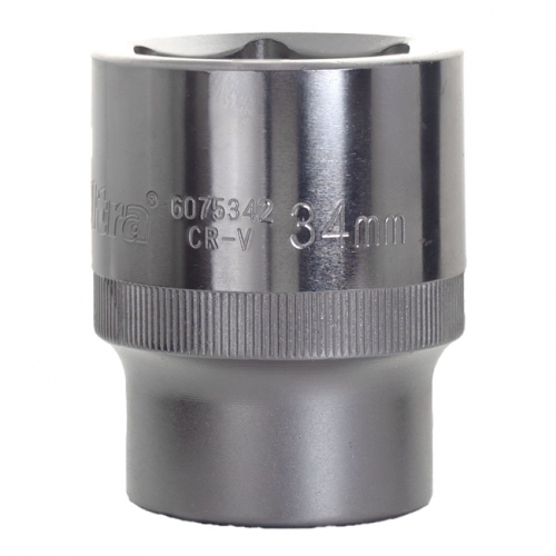 Насадка шестигранна 3/4" 34мм CrV ULTRA (6075342)