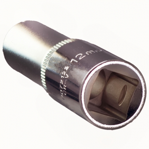 Насадка шестигранна довга 1/2" 12мм CrV ULTRA (6072122)