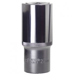 Насадка шестигранна довга 1/2" 27мм CrV ULTRA (6072272)