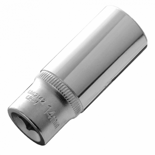 Насадка шестигранна довга 1/4" 14мм CrV Ultra (6062142)