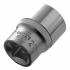 Насадка шестигранна коротка 1/2" 21мм CrV ULTRA (6070212)