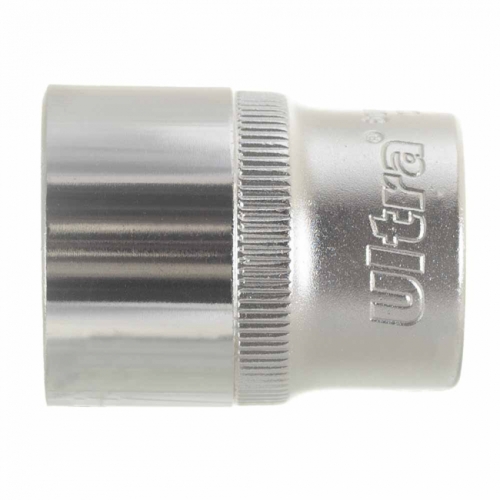 Насадка шестигранна коротка 1/2" 22мм CrV ULTRA (6070222)