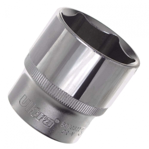 Насадка шестигранна коротка 1/2" 32мм CrV ULTRA (6070322)