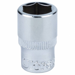 Насадка шестигранна коротка 1/4" 11мм CrV ULTRA (6060112)