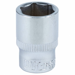 Насадка шестигранна коротка 1/4" 12мм CrV ULTRA (6060122)