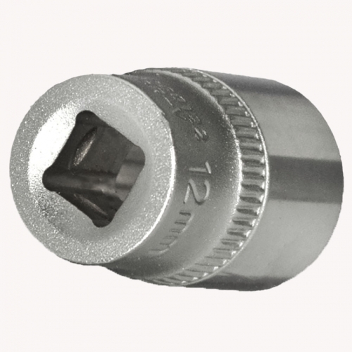 Насадка шестигранна коротка 1/4" 12мм CrV ULTRA (6060122)