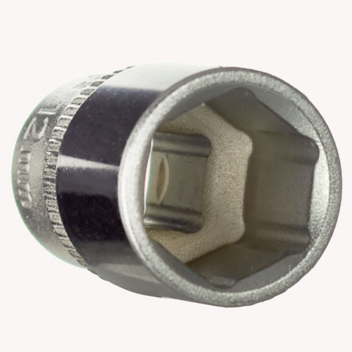 Насадка шестигранна коротка 1/4" 12мм CrV ULTRA (6060122)
