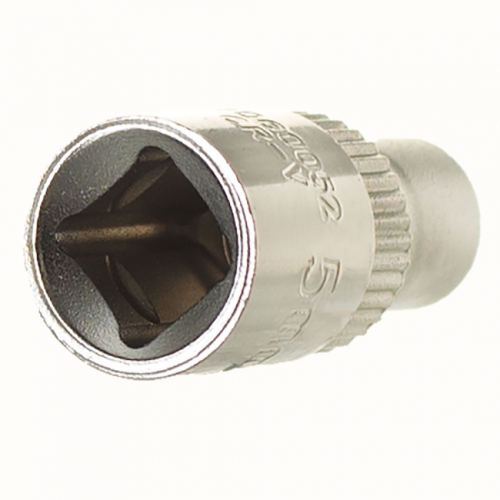 Насадка шестигранна коротка 1/4" 5мм CrV ULTRA (6060052)